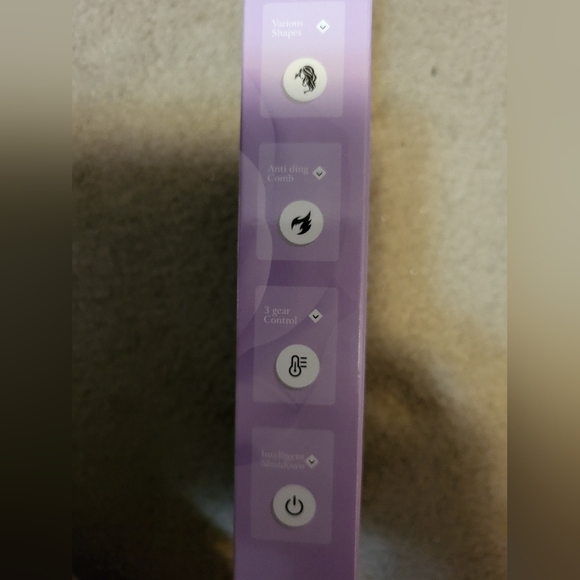 NEW MOBILE/PORTABLE MINI HAIR HEAT COMB STRAIGHTENER - Picture 7 of 8